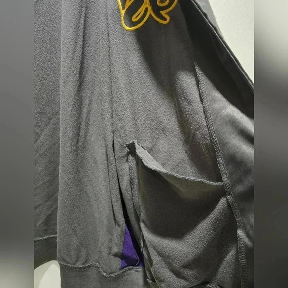 Minnesota Vikings Full Zip Track Jacket 3X Embroidered Logos Majestic NFL - Picture 8 of 8